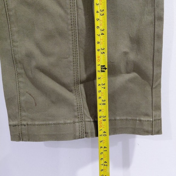 Women's Olive Green Wide-Leg Pants - Picture 16 of 16
